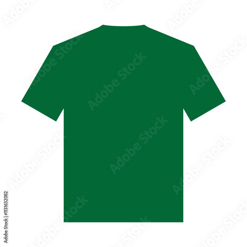 apparel soccer mockup template. green sports jersey vector illustration. simple green uniform for team and training wear. national football team jersey vector illustration