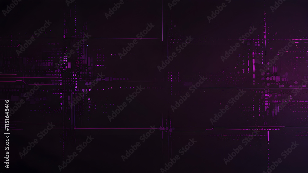 Obraz premium Dark Purple Abstract Technology background