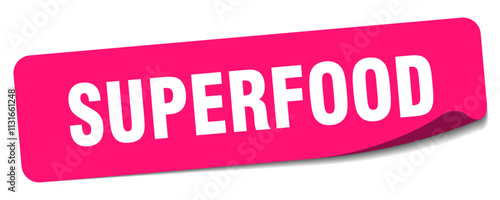 SUPERFOOD STICKER