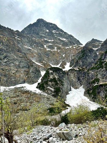Tatra Mountains and Morskie Oko lake view in Zakopane, Poland