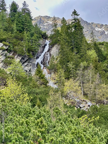 Tatra Mountains and Morskie Oko lake view in Zakopane, Poland