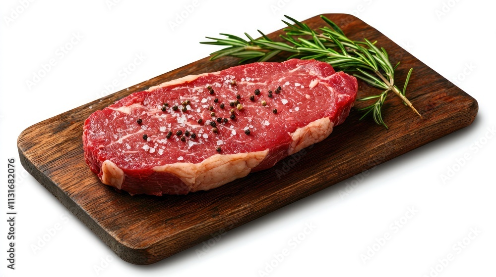 Fototapeta premium Juicy steak preparation kitchen food photography bright background culinary art