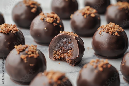 Chocolate Indulgence: Irresistible Chocolate Balls with a Sweet Surprise