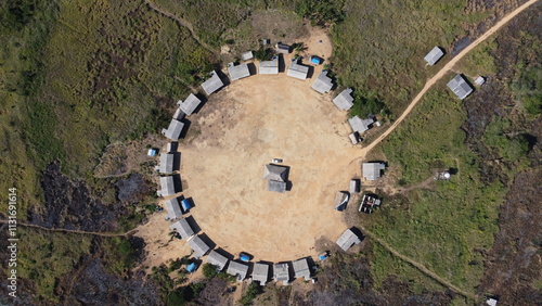 Bild auf Leinwand Aldeia Indígena Amazônia