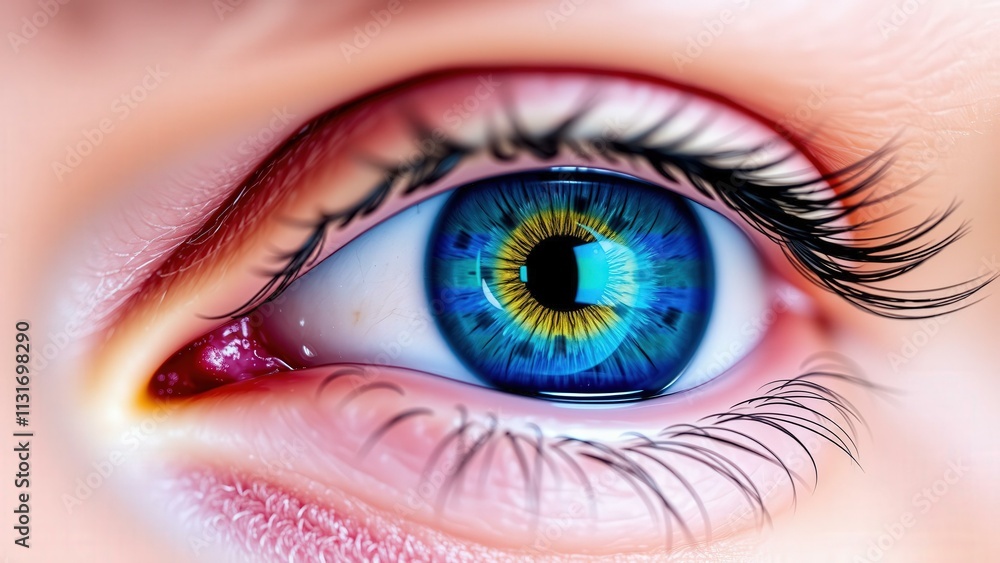 Fototapeta premium Eyes of the Universe: A Mesmerizing Gaze into the Infinite Cosmos