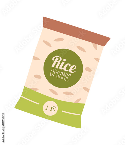 Organic rice one kilogram pack