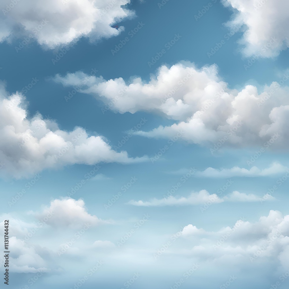 Obraz premium blue sky with clouds