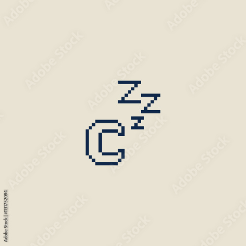 this is sleep icon in pixel art, this item good for presentations,stickers, icons, t shirt design,game asset,logo and your project