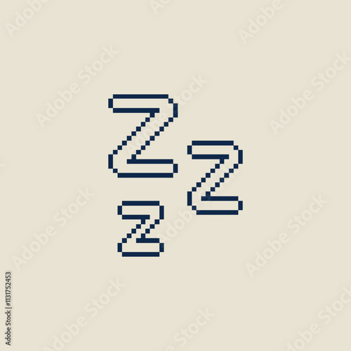 this is sleep icon in pixel art, this item good for presentations,stickers, icons, t shirt design,game asset,logo and your project