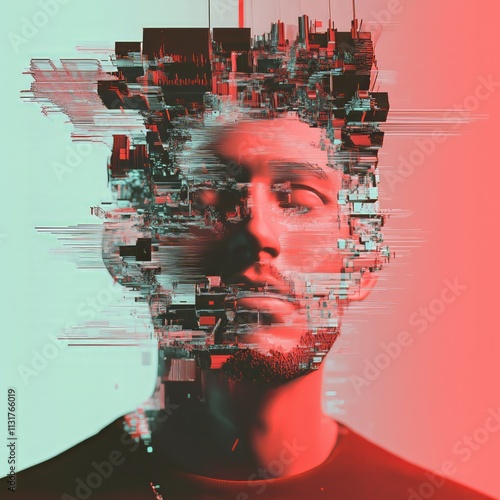 a graphic simulation of ADHD - Generative AI	