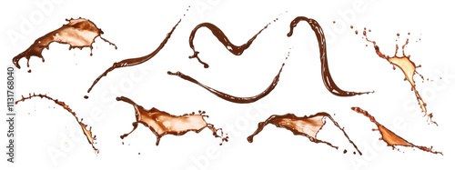Many splashes of hot chocol...