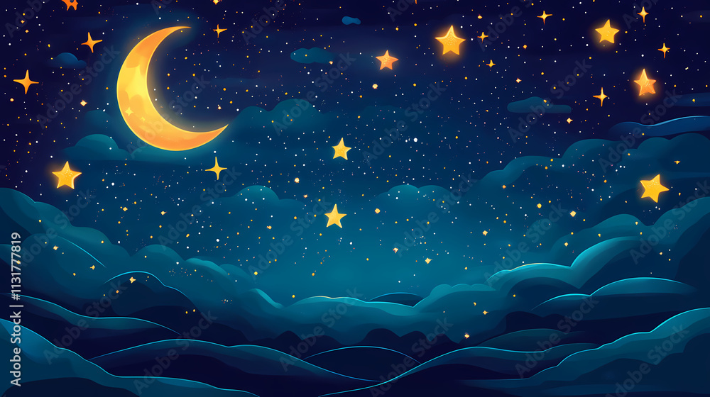 Fototapeta premium Png abstract cosmic starry night sky. Starry. Illustration