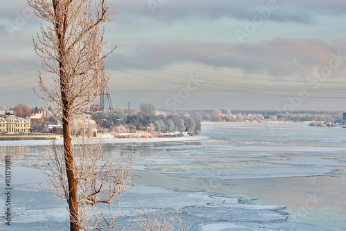 Fotografie Winter riverscape