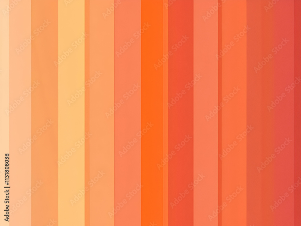 Obraz premium A gradient of warm colors transitioning from light peach to deep red.