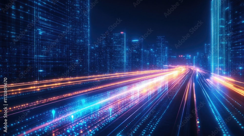 Fototapeta premium city lights