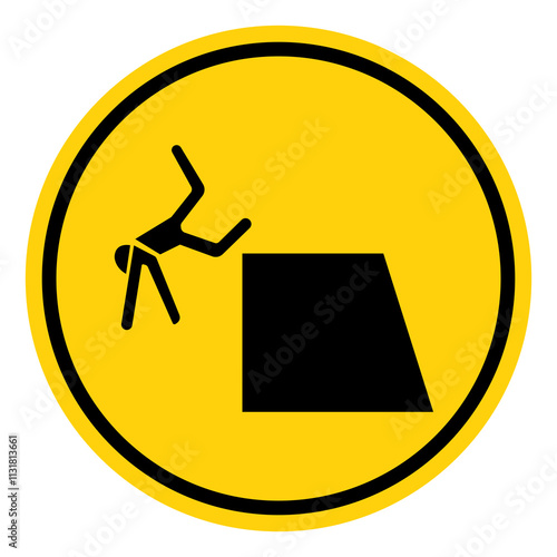 Beware Drop Symbol Sign, Vector Illustration, Isolate On White Background Label. EPS10