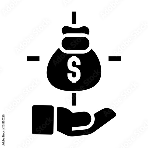 target income Solid icon