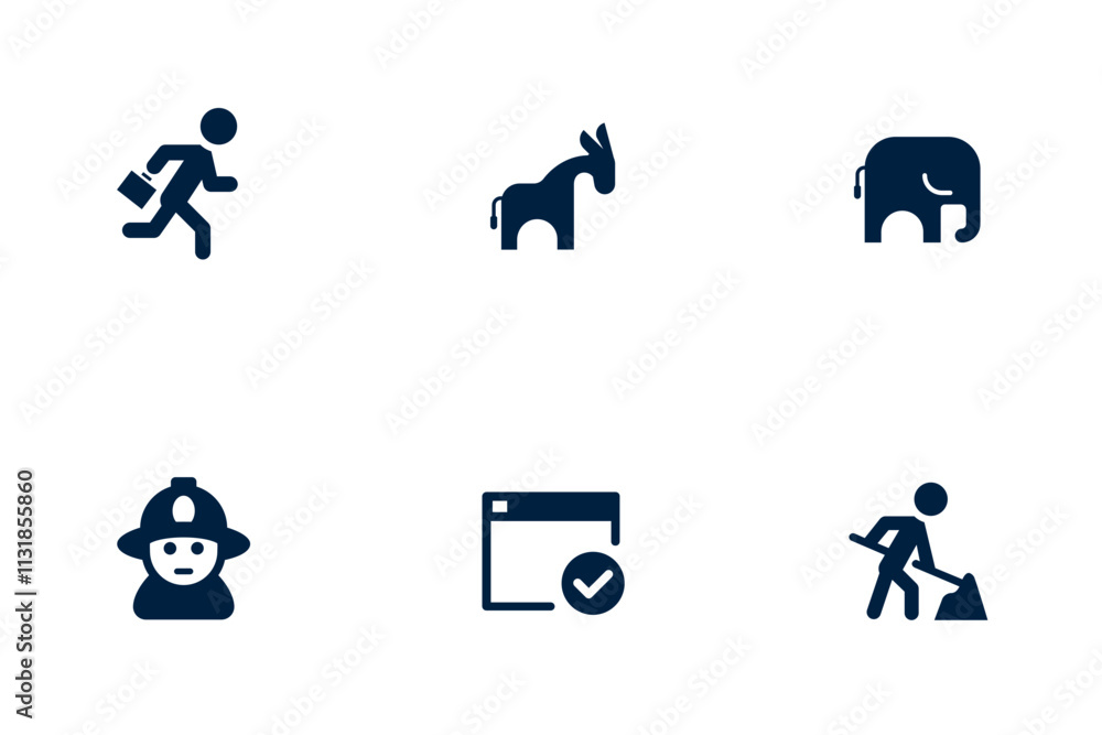 Fototapeta premium Diverse Symbols 