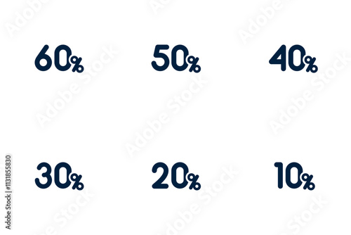 Percentage Icons
