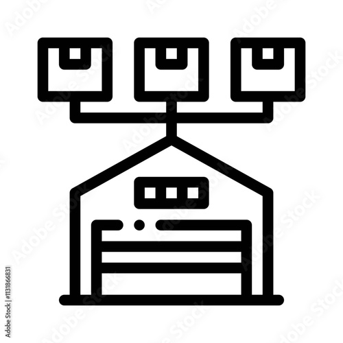 distribution line icon
