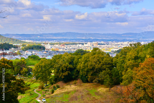 甘樫丘展望台からの眺望・橿原市街地（奈良県・明日香村） photo