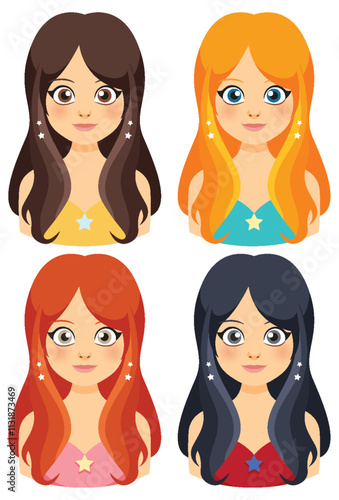 Colorful Fairy Portraits