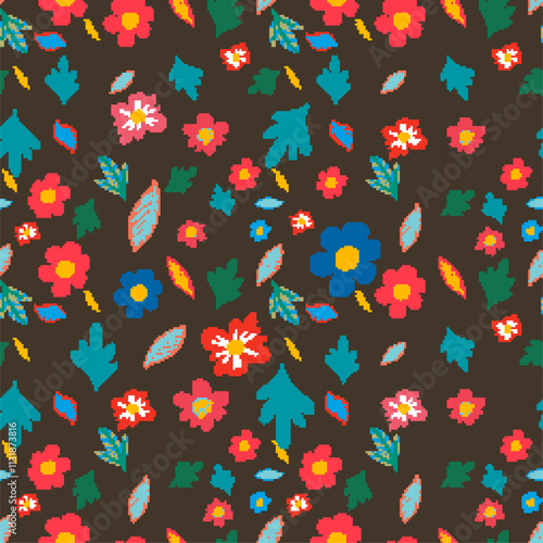 Colorful Floral Pattern Design