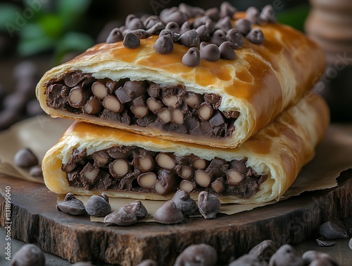 Delicious Chocolate Chip Pastry Delights photo