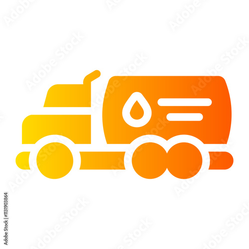 fuel truck Gradient icon
