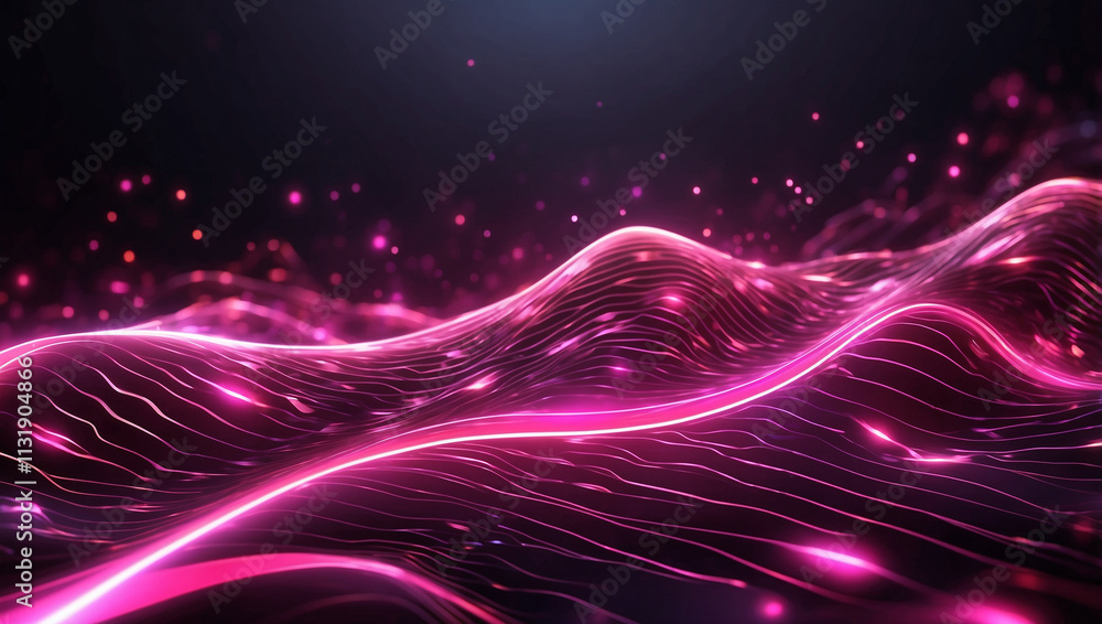 Obraz premium High-Speed Pink Abstract Background