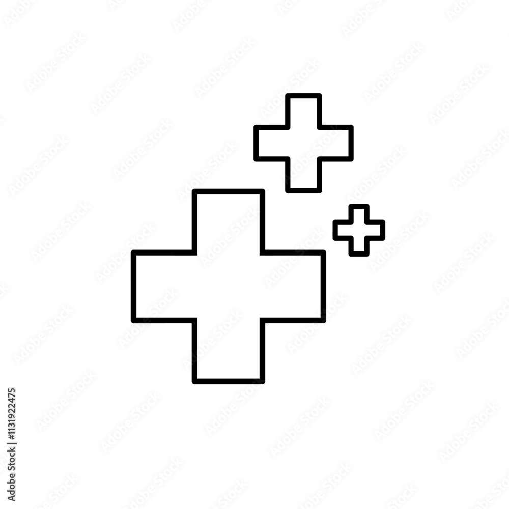 Obraz premium first aid cross