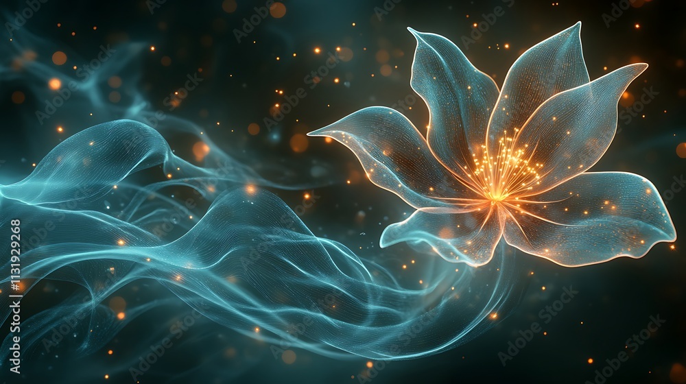 Obraz premium Digital blossom