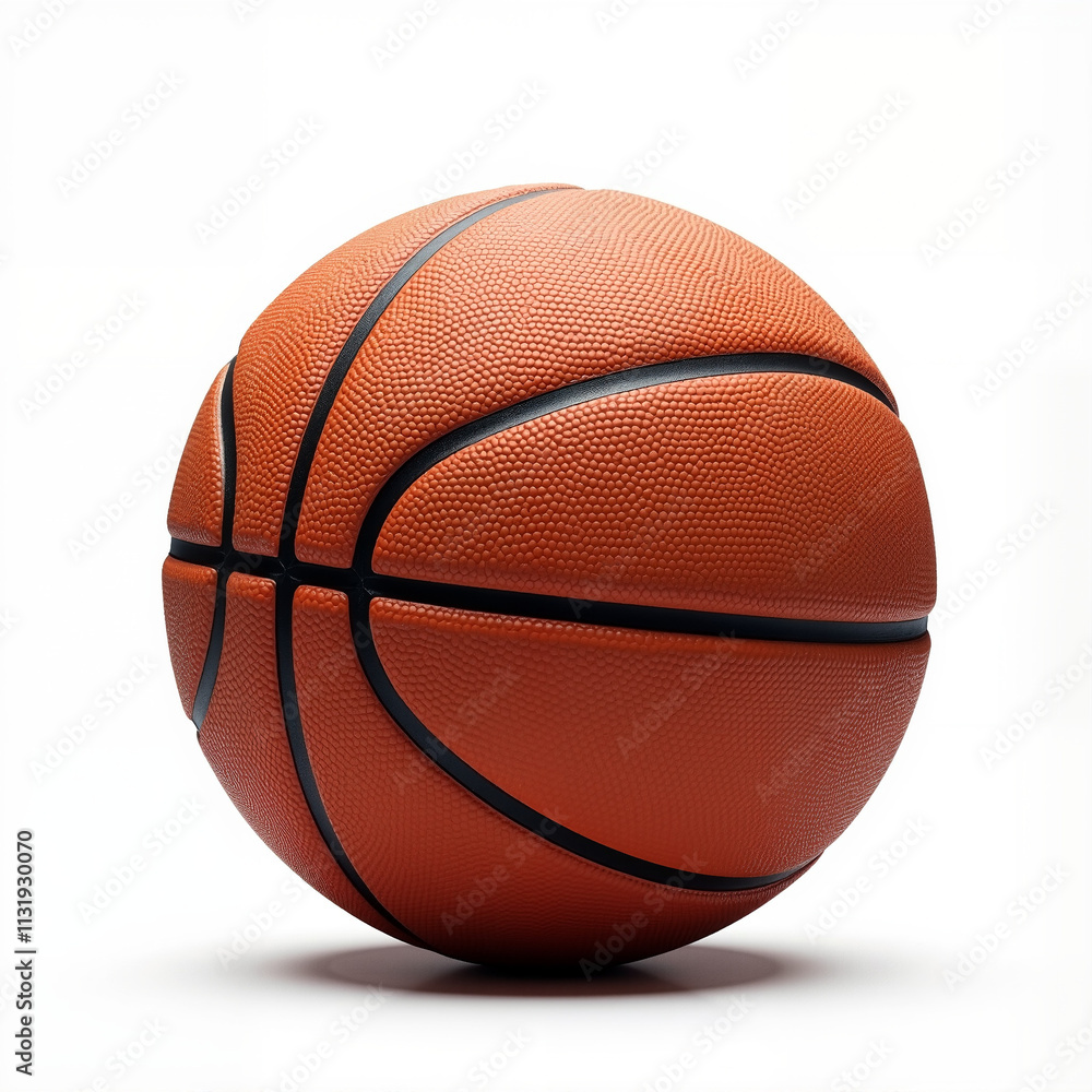 Fototapeta premium basketball ball isolated on white