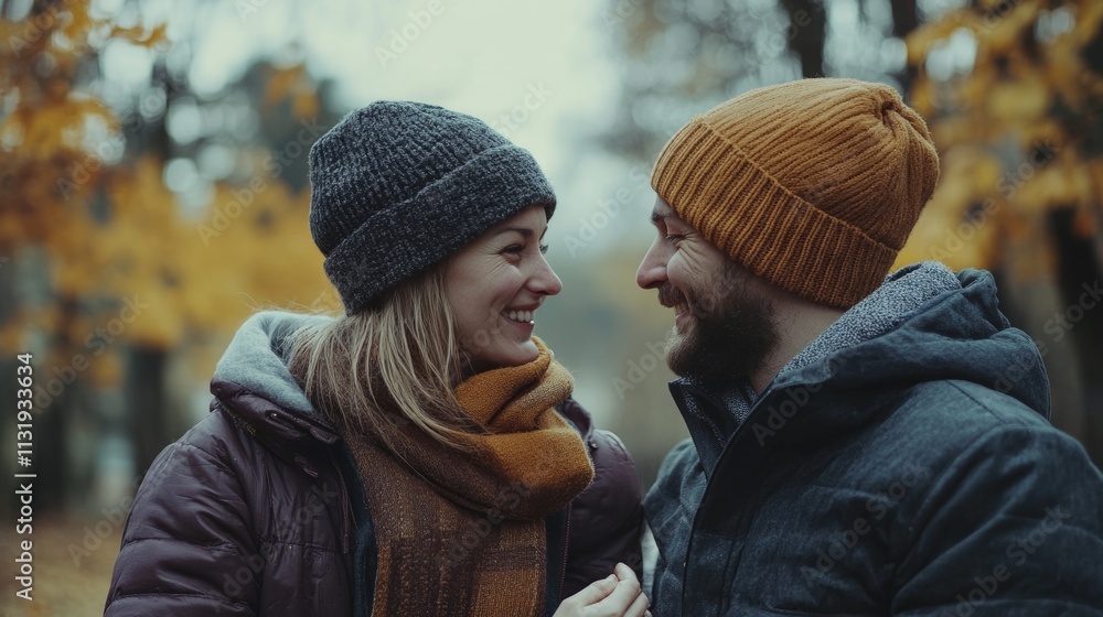 Fototapeta premium Couple in a friendly, supportive conversation, with one comforting the other in a calm environment