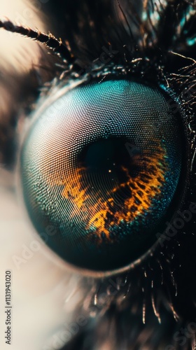 Close-up of Butterfly Eye Facet photo