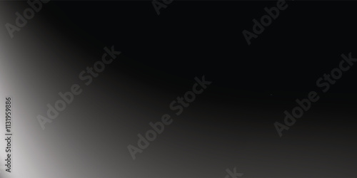 Black and white gradient background with smooth texture and faint light lines vector illustration