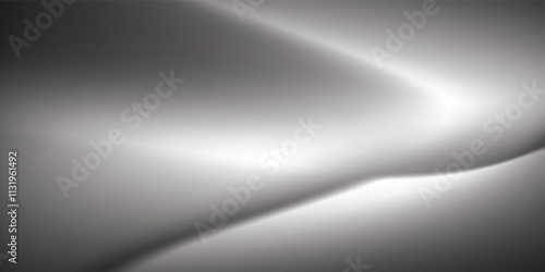 Black and white gradient background with smooth texture and faint light lines vector illustration