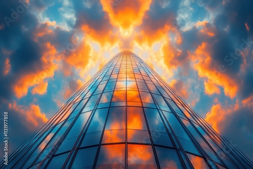 Wallpaper Mural Futuristic Glass and Steel Building Cultural Center in Paris France on May 5 2025 with Dramatic Architecture and Details Torontodigital.ca