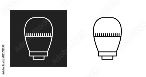 Thermostatic Head Vector Icon