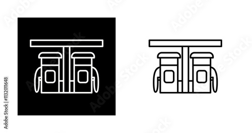 Petrol Station Vector Icon