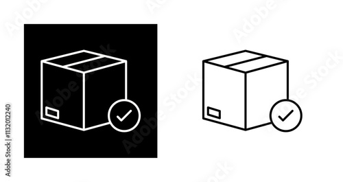 Valid Delivery of Packag Vector Icon