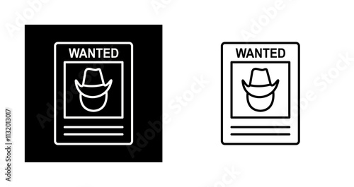 Wanted Poster Vector Icon