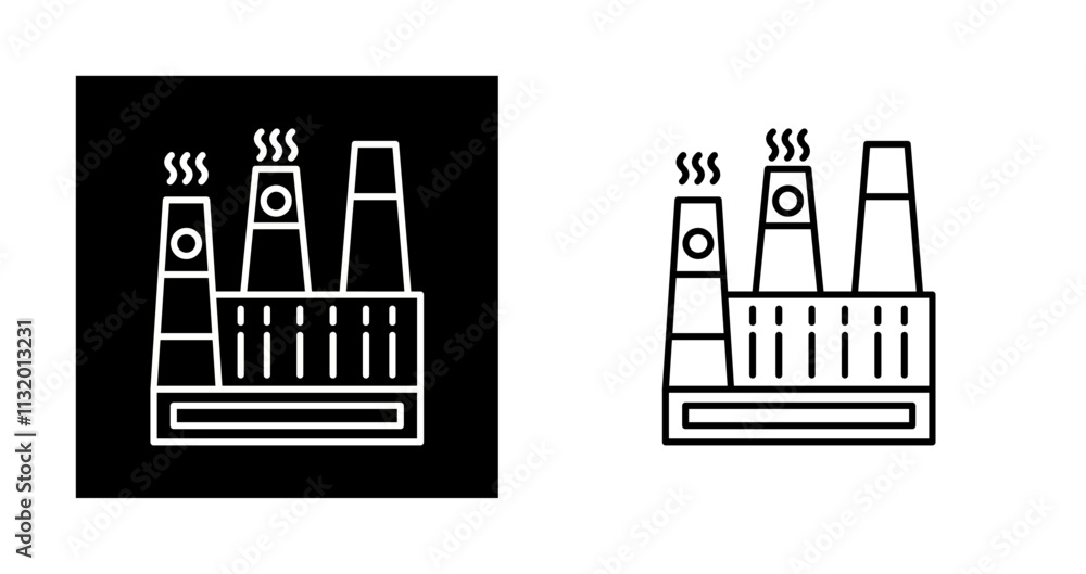 Obraz premium Factory Vector Icon