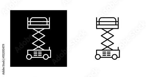 Lifter Crane Vector Icon