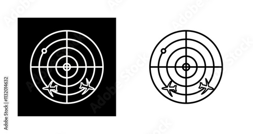 Radar Screen Vector Icon