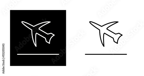 Flight Takeoff Vector Icon