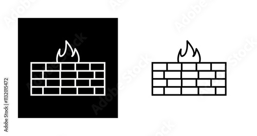 Firewall Vector Icon
