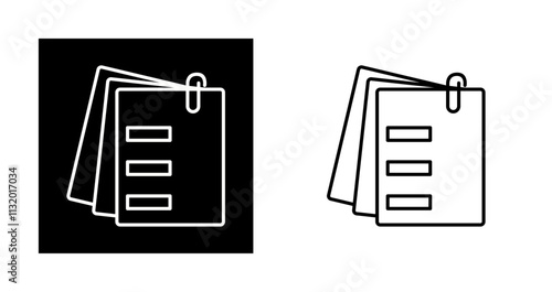 Attached Documents Vector Icon