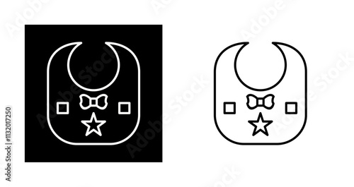 Baby Bib Vector Icon