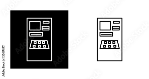 Cash Machine Vector Icon